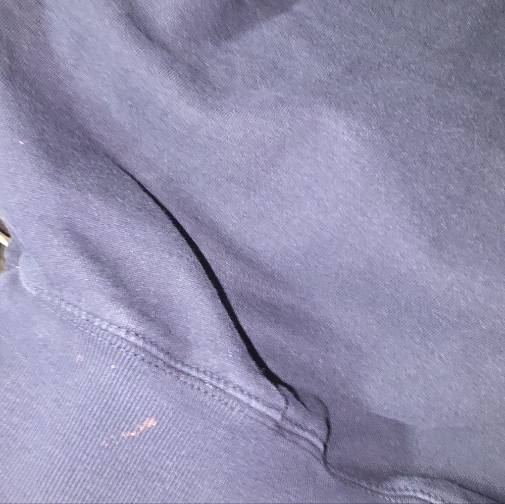 Brandy Melville BAY AREA Logo Navy Hoodie Sweatshirt One Size OS Oversize M L XL - Picture 8 of 9